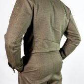 Abito Cropped Sartoriale in Juta color Muschio | Juri Carissimi