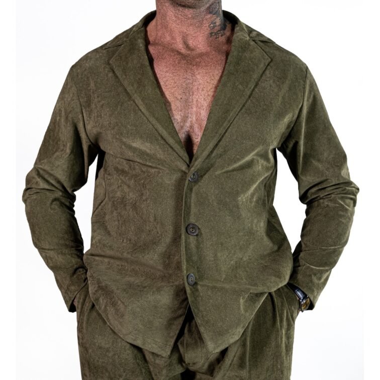 Abito Rever Sartoriale Muschio