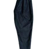 Pantalone Sartoriale in Alcantara nera | Juri Carissimi