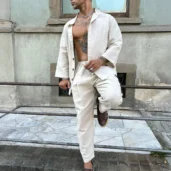 Completo Coreano con manica 3/4 - Abbigliamento Sartoriale Made In Italy - Juri Carissimi