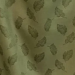 Cotone Verde - Trama Foglie